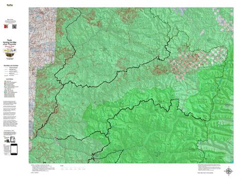 Idaho General Unit 12 Land Ownership Map Map By Idaho Huntdata Llc