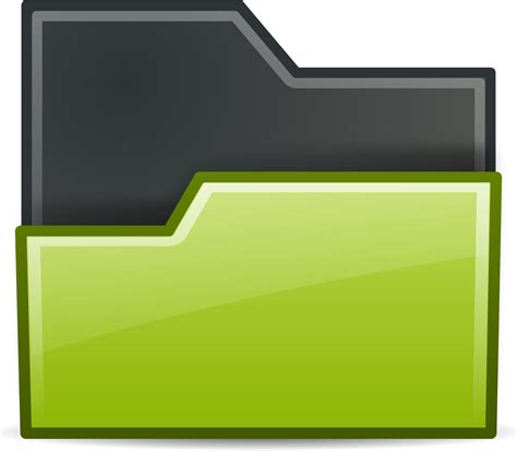 Folder Clipart Green Folder Folder Green Folder Transparent Free For