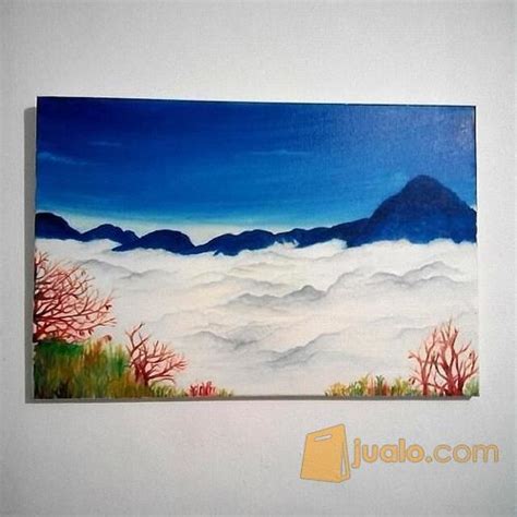 Lukisan Pemandangan Pegunungan Jakarta Pusat Jualo