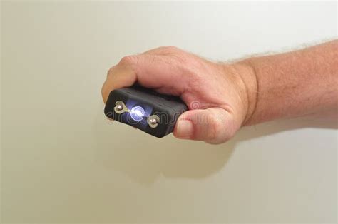 A Handheld Taser Stock Image Image Of Electric Portable 71384395