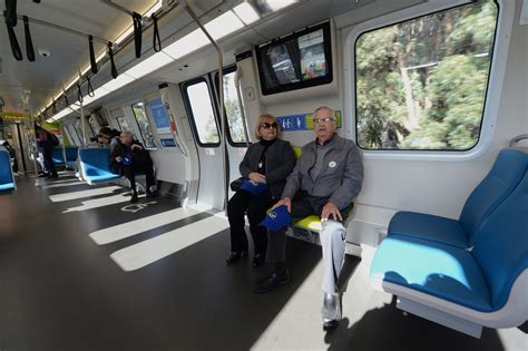Bay Area First Train Of New Bart Fleet Makes Inaugural Run