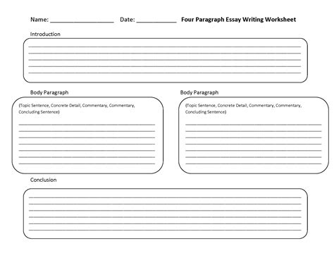 Essay Writing Practice — Essay Writing Worksheets And Printables