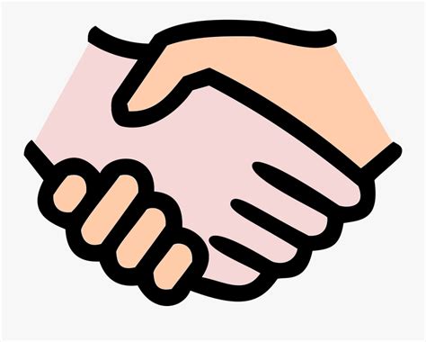 Handshake Clipart Respect Shaking Hands Drawing Easy Free