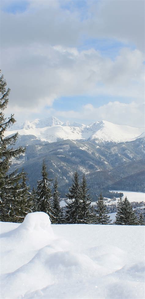 1440x2960 Resolution Mountains Snow Tatra Mountains Samsung Galaxy
