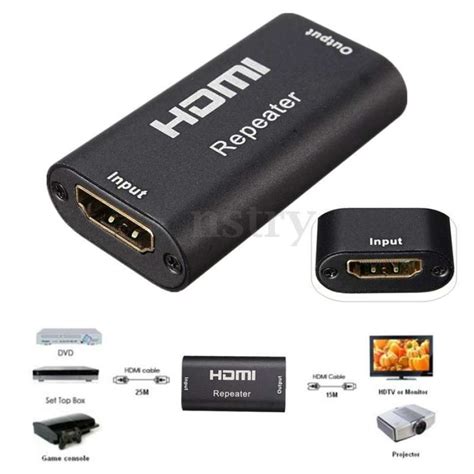 Promo Hdmi Extender Female Gender Hdmi Repeater Amplifier Booster