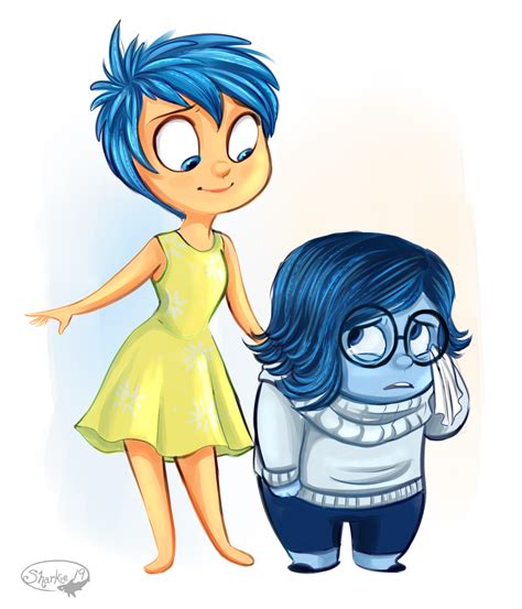 Sharp Art - Joy and Sadness from Inside Out. | Inside Out | Pinterest | Posts, Inside out and Art