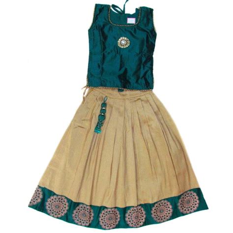Get verified sellers for kids dresses. Latest collection of Pattu pavadai dress for 3 to 8 years ...