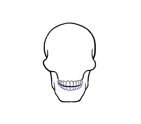 Open Mouth Skull Drawing Free Download On Clipartmag