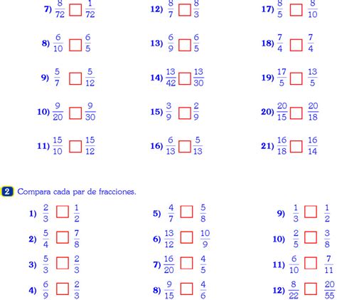 Comparacion De Fracciones Por Aspa O Productos Cruzados Ejemplos Y