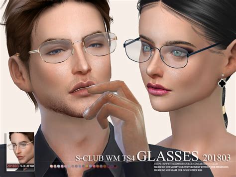 The Sims Resource S Club Ts4 Wm Glasses Fm 201803
