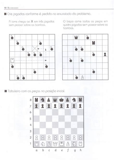 Atividade De Xadrez Para Imprimir