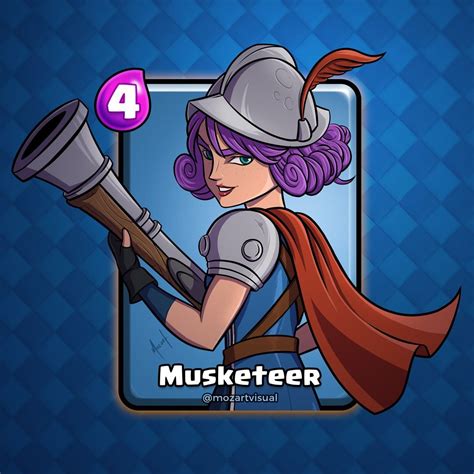 Clash Royale Musketeer Fanart Clash Of Clans Supercell Clash