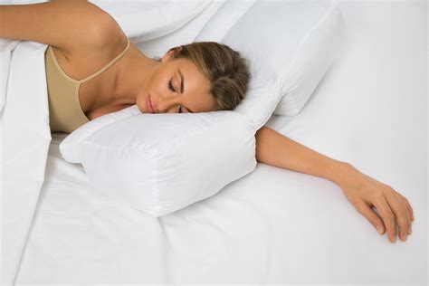 Better Sleep Pillow Gel Fiber Fill Pillow Sleeping W Arm Under Pillow