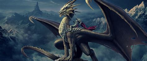 2560x1080 Dragon Knight Fantasy Art Wallpaper2560x1080 Resolution Hd