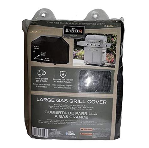 Mr Bar B Q Premium Gas Grill Cover Full Length Black