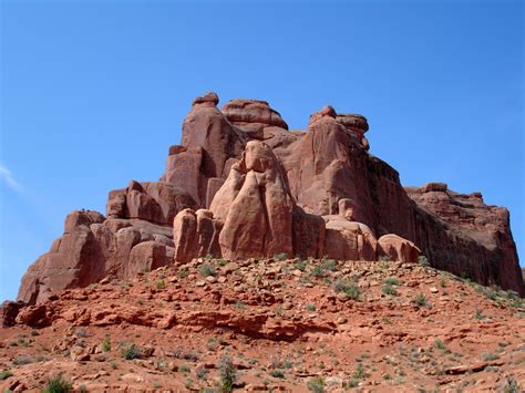 Free Rocks In Arches National Park Stock Photo