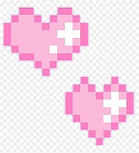 Hearts Pink Pixel Pixels Tumblr Cute Lovely Love Pixel Heart  Hd