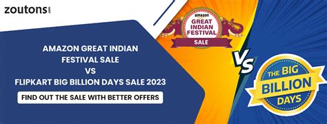 Amazon Great Indian Festival Sale Vs Flipkart Big Billion Days Sale