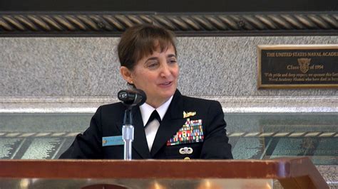 First Female Superintendent Vice Admiral Yvette Davids Makes History At Naval Academy