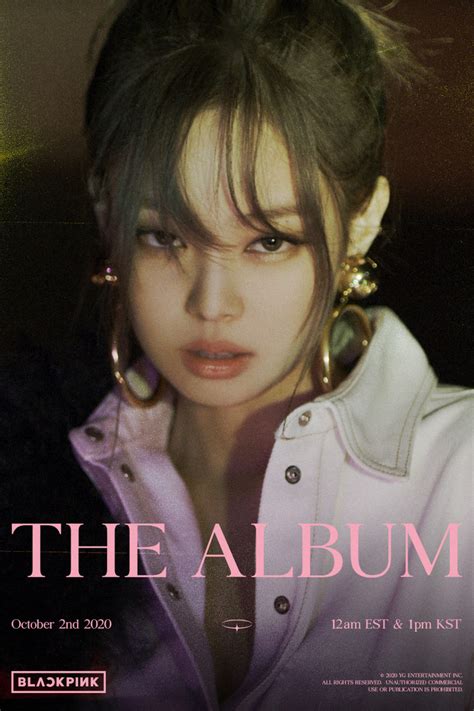 Blackpink The Album Teaser Posters Jennie Hdhq K Pop Database