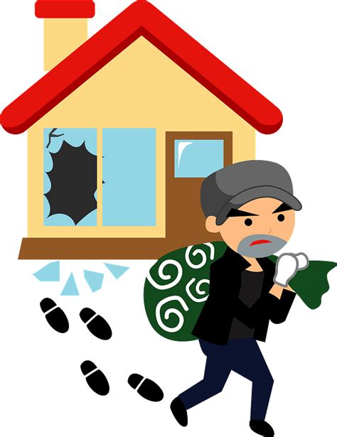 Thief Is Stealing From A House Clipart Free Download Transparent Png
