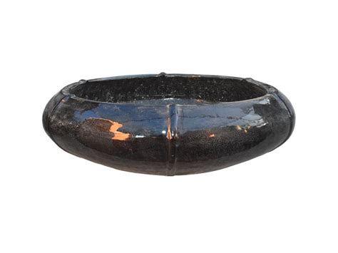Trendspot 8 in dia orange acorn ceramic bowl planter ecr00737s. Ceramic Bowl Planter Glossy black - Ceramic & Clay Pots ...