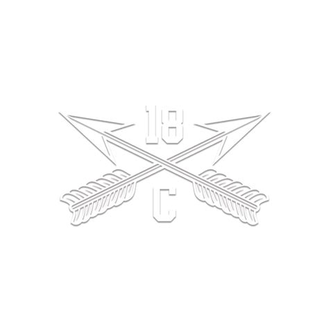 Inkfidel 18c Special Forces Engineer Sergeant Crossed Arrows Mos Decal