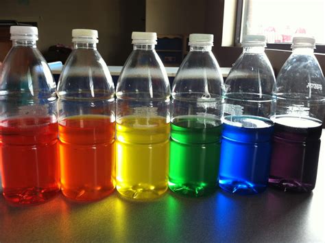 Hot water can cause bright colors to run and fade, and can shrink certain types of fabric. A great way to teach kids colors! Put food coloring in ...