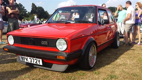 Oc Vw Golf Gti Mk1 From A Classic Car Show In Harpenden Uk