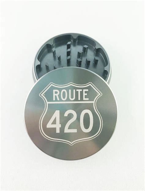 Route 420 Medium 2 Piece Grinders Bc Smoke Shop