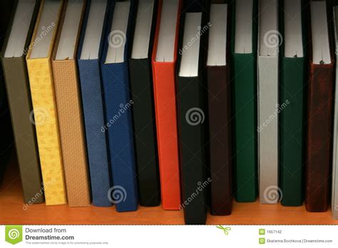 A Bookshelf Of Diaries Stock Photo Image Of Calendar 1657142