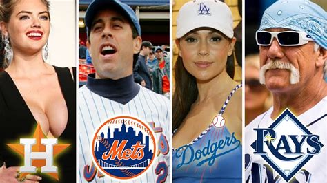 the biggest celebrity fan from all 30 mlb teams youtube