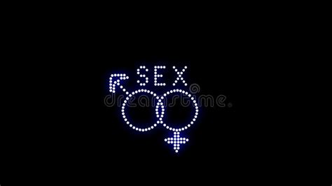 Sex Logo Stock Illustration Illustration Of Logo Neon 208137814