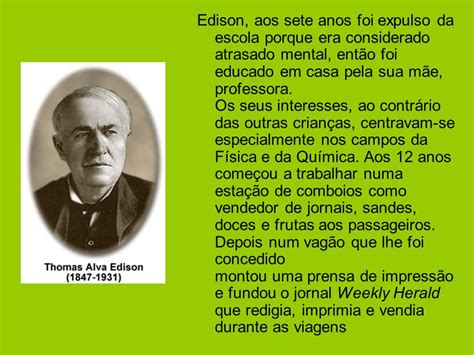 Lendas e Lições Thomas Edison