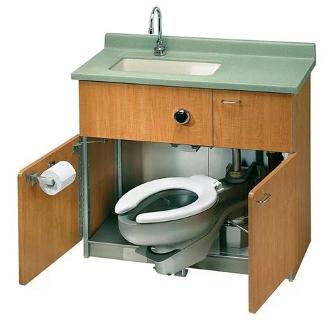 It's a great space saver. Compact toilet and sink for camper | Space saving bathroom ...