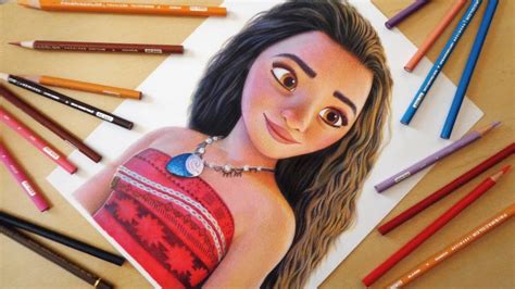 Draw a big triangle under head as a guide for moana's torso by first drawing a horizontal line under the head. Speed Drawing: Moana - YouTube
