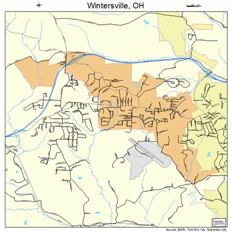 Wintersville Ohio Street Map 3986184