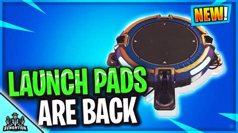 Fortnite Launch Pads Are Back With New Skins And Game Engine Youtube