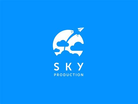 Sky Production Sky Logo Travel Logo Aviation Logo
