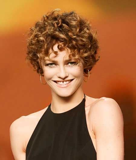 Add tons of volume to your look by making your half updo look extra high on your head. 25 Short Styles for Curly Hair