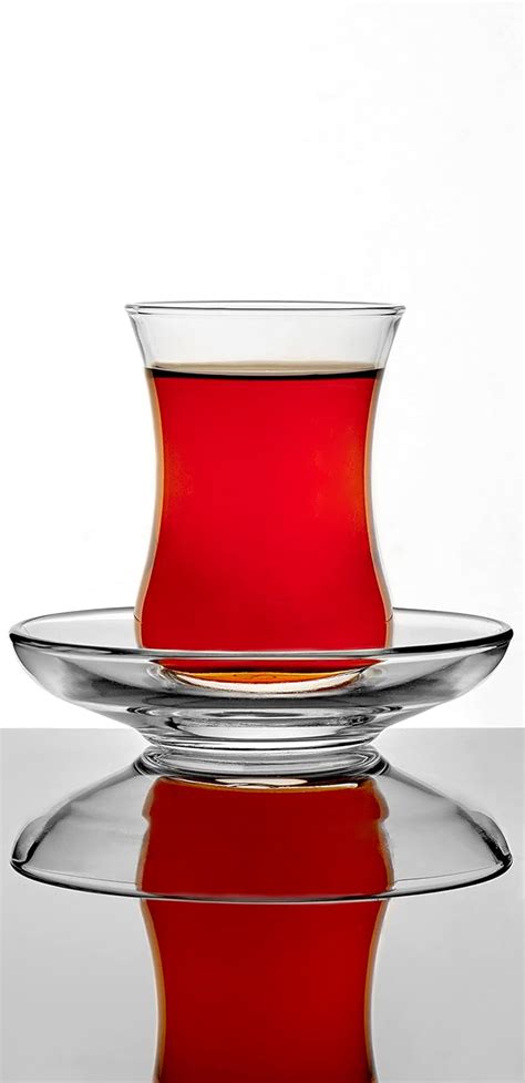 Buy Pasabahce Premium Turkish Tea Glasses And Saucers Set Of