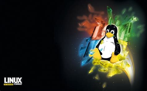 Hd Wallpaper Linux Tux Operating Systems Technology Linux Hd Art