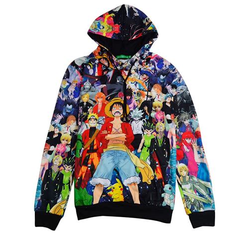 Anime 3d Hoodies Men Clothes 2019 Sweatshirts One Piece Luffy Print