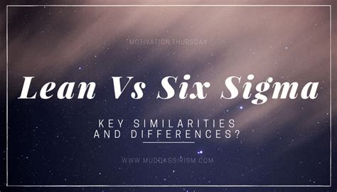 Lean And Six Sigma Key Similarities And Differences Lean A