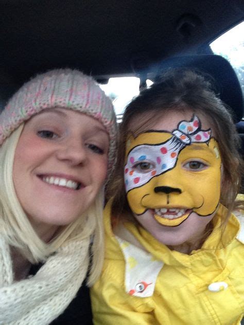 Pudsey Bear Face Paint Children In Need Raising Money Face Paint