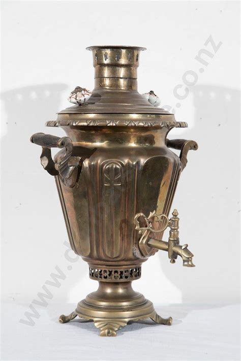 Classic Brass Russian Samovar Russian Works Of Art Precious Objects