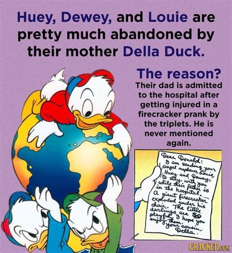 So Thats What Happened To Huey Dewey And Louiss Father Ducktales
