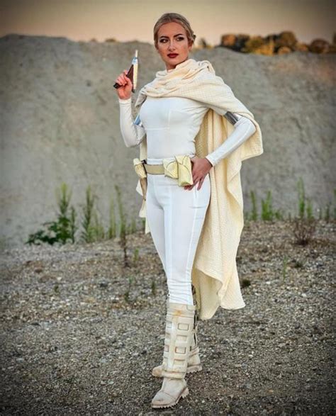 Padme Amidala Arena Battle Suit Outfit Costume Attack Of The Etsy