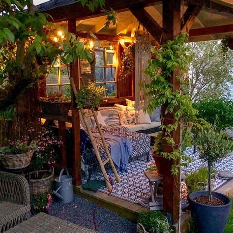21 Bohemian Garden Ideas I Do Myself Backyard Dream Rooms Patio