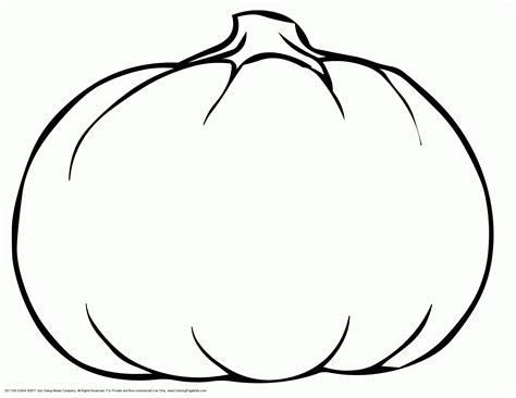 Cute cat on the pumpkin; Blank Pumpkin Coloring Pages | Free Printable | Pumpkin ...
